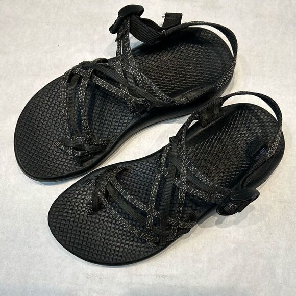 Chaco Black Sandals ZX/3 CLASSIC XOXO Women’s Sz 7 Straps Woven J105524 - Picture 8 of 9